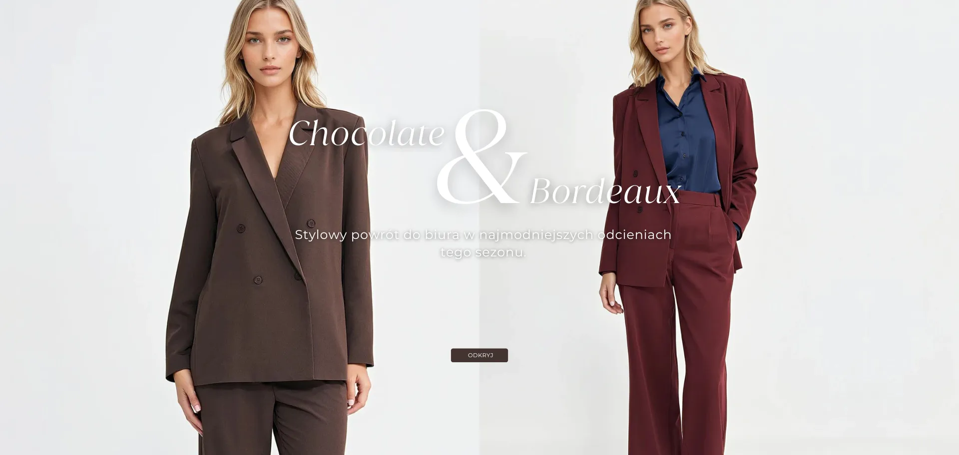 powrót do biura, stylowy powrót do pracy, business chic, office look, moda biurowa,stylizacja do pracy, jesień, ubrania do biura, bordo, brąz, kolory jesieni, modne kolory, jesień 2025, bordo stylizacje, brązowe stylizacje, jesienna elegancja, 
