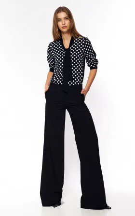 Black palazzo trousers