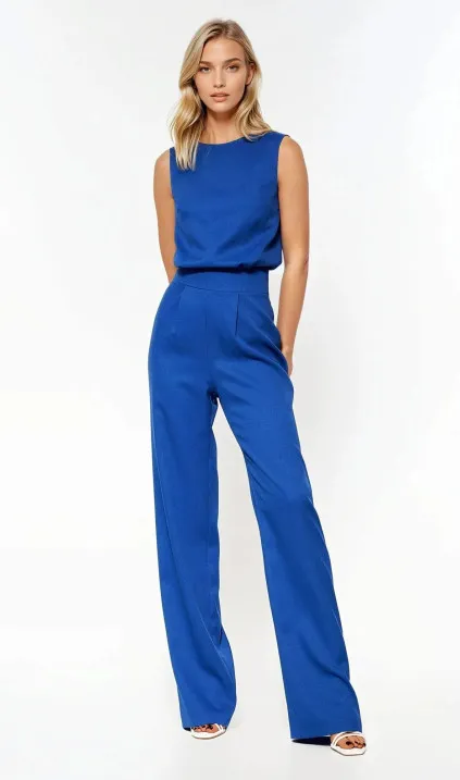 Elegancki chabrowy kombinezon 