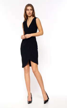 Black envelope dress