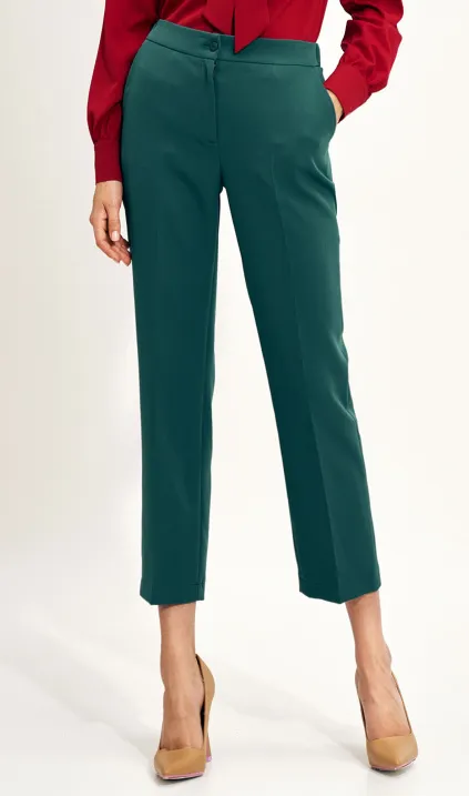 Zielone spodnie chino