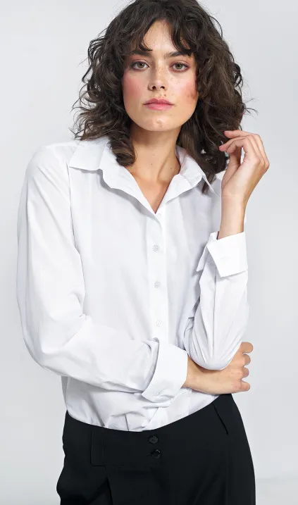 Elegancka biała koszula