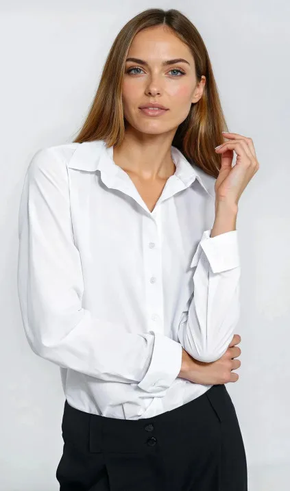 Elegancka biała koszula