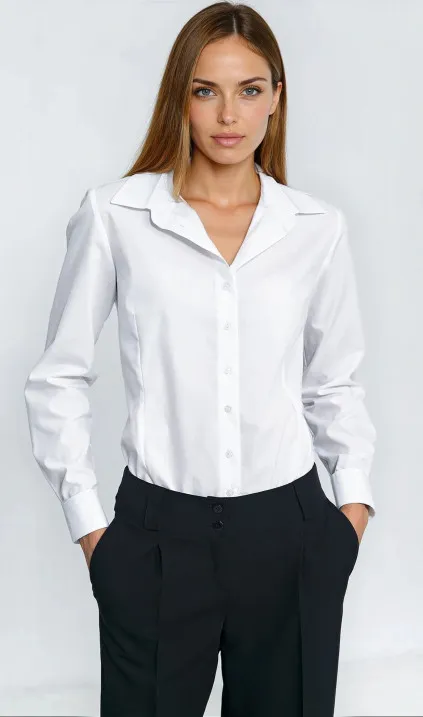 Elegancka biała koszula