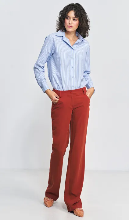 Rude spodnie typu bootcut