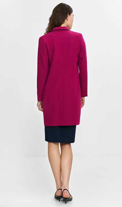 Marynarka- płaszczyk - fuksja