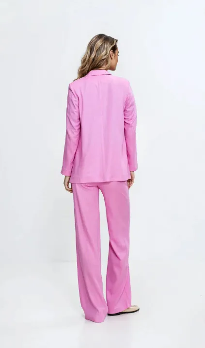 Marynarka z rayonu - róż