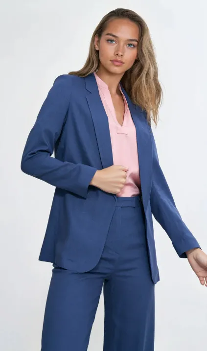 Marynarka z rayonu - kobalt