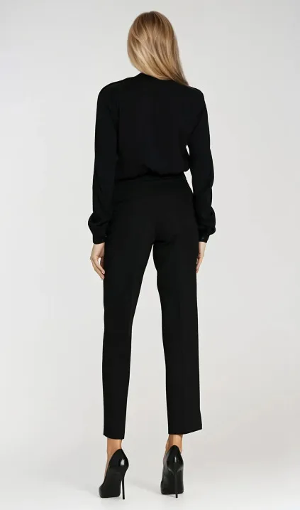 Eleganckie spodnie 7/8 - czarny