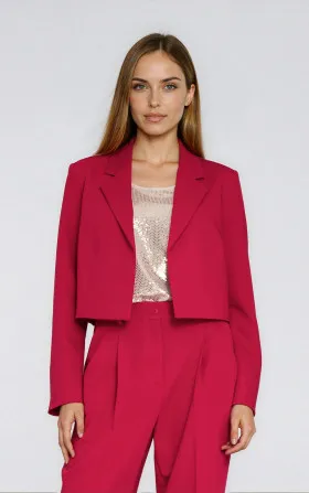Short blazer - red