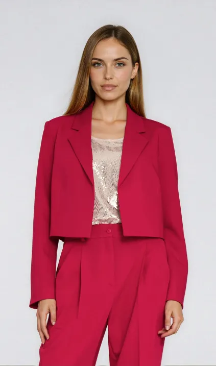 Krótki żakiet- czerwony