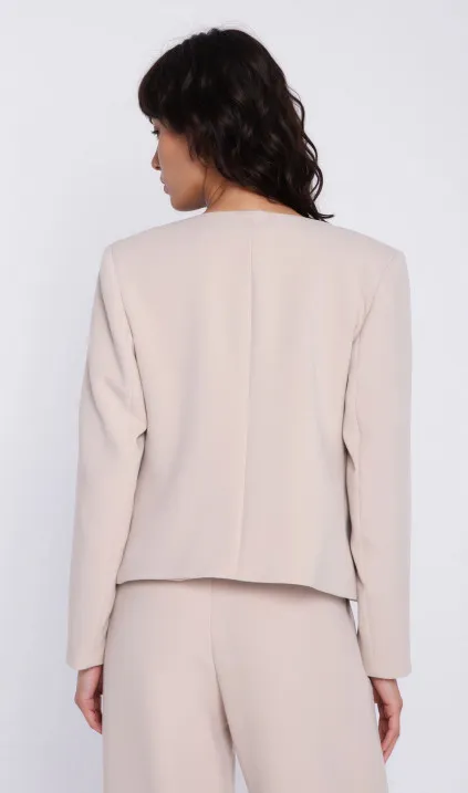 Krótki żakiet chanel - beż