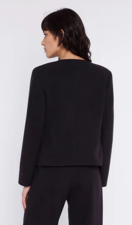 Krótki żakiet chanel - czarny