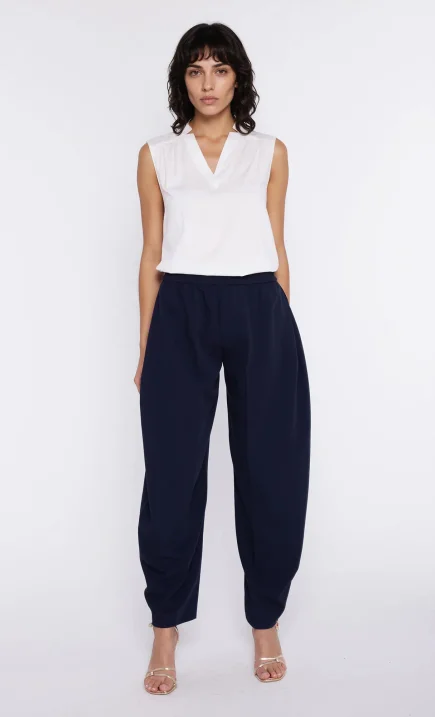 Bluzka z dekoltem w kształcie litery V - ecru