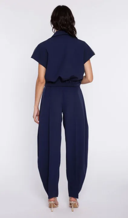 Spodnie Barrel - granat