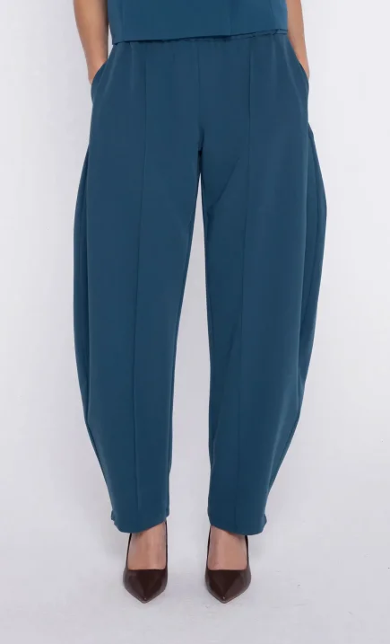Barrel trousers - teal