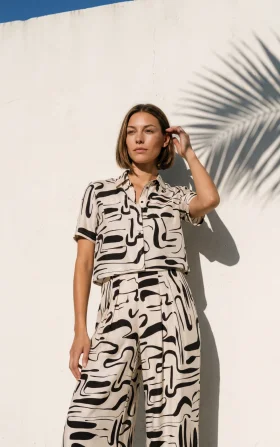 Palazzo trousers - patterned