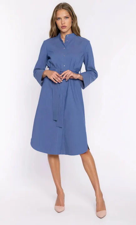 Jeansowa sukienka - niebieska denim