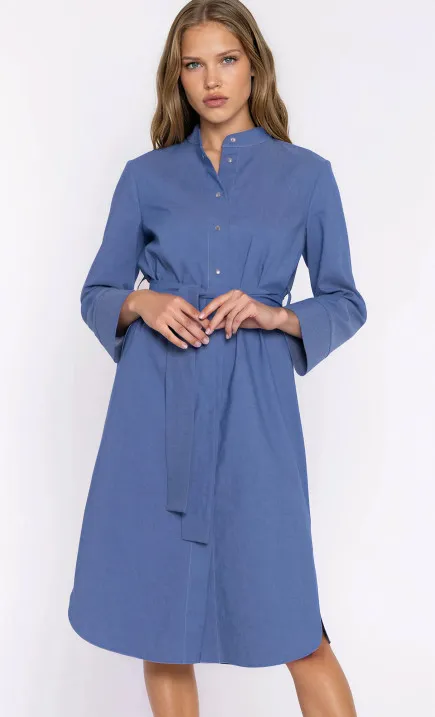Jeansowa sukienka - niebieska denim