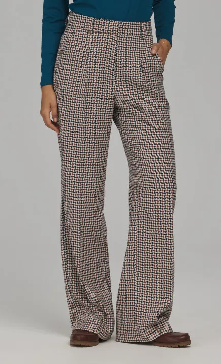 Straight-Leg Trousers with Press Creases - pepito