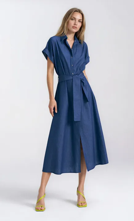 Sukienka jeansowa, luźna- denim