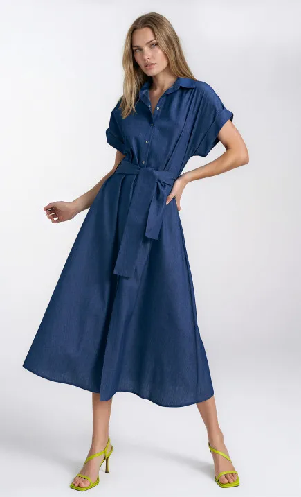 Sukienka jeansowa, luźna- denim